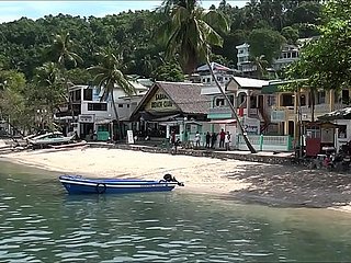 Papal internuncio vahşi şovlar Sabang Seaside Puerto Galera Filipinler