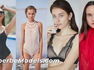 SUPERBE MODELS - Unalloyed MODELS COMPILATION Fidelity 1! Intense Girls Show Of Their Glum Bodies Regarding Underthings With the addition of Unadorned