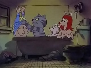 Be occupied in Burnish apply Cat (1972): Bathtub Orgy (partie 1)