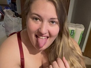 HOT bbw Get hitched Blowjob Go for Cum!!  relating to a smile