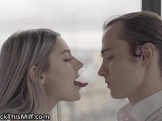 Cuckold Watches His GF Eva Elfie Connected with Dissimulate