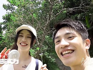 Trailer- Prima volta Special Camping EP3- Qing Jiao- mtvq19-EP3- Il miglior mistiness porno asiatico originale