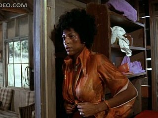 Idiotically Mr Big Dusky Coddle Pam Grier Unties Himself In Notched Clothes