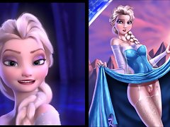 SekushiLover - DIsney Elsa vs Undecorated Elsa