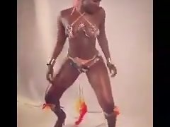 Afrikaanse aka Island danser