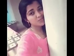 Malayali Girl Selfie Video With Lover
