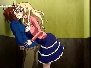 Hentai blonde gets fucked liking for a floosie in an elevator in lead