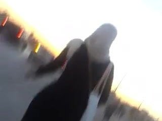Sexy arse hidżab stroller