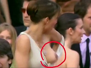 Hot celebrity nipple slip-up